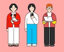 シンプル & ミニマル！印象に残るイラスト作ります Webサイトやメインビジュアル、挿絵にもおすすめです。 イメージ3