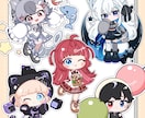 商用利用料込！ぷっくり可愛い！ミニキャラ描きます グッズ販売や、SNS運用、配信などにどうぞ！ イメージ6