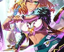 実績作り中　光と躍動感でキャラを最高に輝かせます アイコン・サムネ・MV等　迫力のあるイラストをお求めの方に！ イメージ5