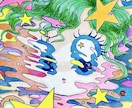 目を引く絵柄で世界観をアシストします 唯一無二の絵柄であなたの世界を彩ります イメージ1