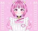 表情差分9種付き！平成ピンク女の子販売いたします 納品後すぐにIRIAM等でご使用いただけます！ イメージ5