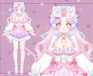 コスパ最強！男女デビューVtuberモデル制作ます 著作権譲渡！修正無制限！高品質！初心者でも安心！一括制作！ イメージ7