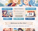 創作・ポートフォリオ特化したHPを販売します 創作・ポートフォリオに最適WordPressオリジナルテーマ イメージ2