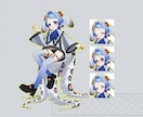 キャラデザ・立ち絵描きます 個性あふれるキャラを形にします！TRPG,配信などに！ イメージ7