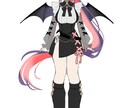 女の子のキャラデザ・衣装デザイン制作します 可愛いのも、かっこいいのも、好みに合わせてデザインします！ イメージ1