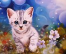 猫好きのプロの画家があなたの愛猫を油絵で描きます 世界一可愛い愛猫チャンをアート世界の主役として描きます イメージ5