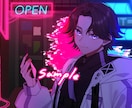 かっこいい！かわいい！イラストを作成します SNSのアイコンやプレゼント用など幅広くお受けします！ イメージ5