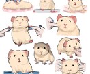 絶妙にゆるくて可愛いペット描きます うちの子をミニミニにさせてください♡ イメージ1