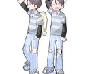 らくがきレベルの全身イラスト描きます らくがきレベルの全身イラスト描きます イメージ3