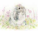 透明水彩で動物、ペットのイラストを手描きします 手描きの水彩画のイラスト原画を、ご自宅やプレゼント用に イメージ6