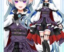 理想の女性Vtuberキャラクターを制作します ラフ修正無制限！動かした時に映えるこだわりの女性デザインを イメージ2
