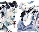 短納期可能◎かわいい詰め込みイラスト描きます 配信用MV、サムネやSNSのアイコンなどなんでも◎ イメージ6