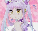可愛い女の子やケモノのイラスト描きます 水彩風や厚塗りなど様々な塗りがお選びいただけます イメージ6