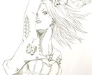 オリジナルのイラスト(アナログ画) 描きます 他には無いイラスト で個性をアピール！印象を残したい人へ！ イメージ2
