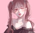 おしゃれで透明感のある人物イラスト描きます アイコン・配信背景・キービジュアル等、何でもご相談ください♩ イメージ1