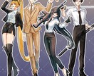 厚塗り風　ゲーム・TRPG立ち絵 制作致します 日常からファンタジーまで　柔らかい質感の立ち絵制作致します！ イメージ2