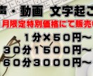 最短当日　動画・音声の文字おこしを承ります 丁寧かつ迅速に。ご要望には可能な限り対応いたします イメージ1