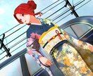 可愛い一枚絵を作成します キャラが魅力的に輝くシーンを切り抜きます‼ イメージ4