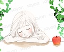 イラスト多数/完成品のイラストを販売しています ほのぼの・ほんわか一枚絵/アイコン・動画サムネなどに イメージ5
