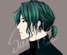 雰囲気のある男性SNSアイコン制作します 落ち着いた雰囲気・中性的な男性キャラクターが得意です イメージ3