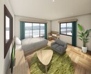 建築、住宅、店舗のCGパースを作成致します 店舗設計事務所でのプレゼン用パース作成をしておりました。 イメージ1