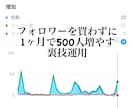 Instagramのフォロワーを500人増やします 1ヶ月でフォロワーを500人増加の運用&コンサルします。 イメージ1
