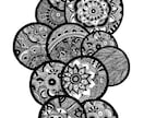 幾何学な柄がお好みなあなたはおすすめします 主に花をモチーフにイラストを描いています。 イメージ1