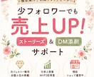 購入に繋がるストーリー＆DM添削相談をします 「売れる魅せ方」と「ファン化DM」で少フォロワーでも利益UP イメージ1