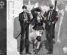 彩度低めでお洒落な立ち絵作成します スーツのキャラクターお任せ下さい！！割引実施中！！ イメージ4