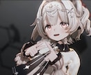 最高品質で様々なジャンルのVtuberですます 表紙、ランダムスタンプの3つ、全プロセスで作ります イメージ5