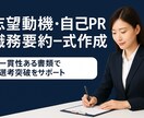 志望動機・自己PR・職務要約一式作成します 一貫性ある書類で選考突破をサポート イメージ1