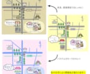 手描き風のイラストマップを作成します かわいいイラストでわかりやすい地図。お店のチラシやHPに！ イメージ6