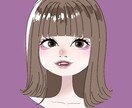 アイコンイラスト描きます 似顔絵、病みかわ、ゆめかわなイラスト描きます！ イメージ5