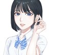 いろんな絵柄の女の子のアイコン描きます 透明感のある女の子や、カッコいい女の子のアイコン描きます！ イメージ3