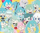 可愛いSDキャライラスト、アイコン等描きます ふんわり、ポップ等できる限りご要望に応えます！ イメージ1