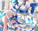 1枚絵、立ち絵、アイコン・SDを作成します 映える！鮮やか！キラキラ透明感！ イメージ2