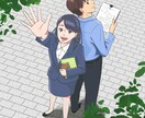 キャラクターイラスト制作いたします かわいい、かっこいい、綺麗などお好みにあわせて！ イメージ4