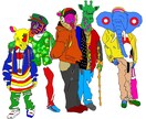 個性的なイラスト・似顔絵・本のカバーなど描きます ビビッドな色使いでどこへでても目を引くデザインを提供します イメージ7