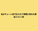 中古販売店で仕入れ実際に売れた商品28件を教えます せどり！【オールジャンル】Wordで送信 イメージ1
