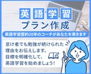 3月限定価格／最適な英語学習プランを作成します 英語学習歴約20年のコーチが自己実現をサポート イメージ1