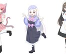 かわいい美少女イラスト描きます SNSのアイコン・サムネイル・立ち絵などに！ イメージ2
