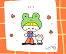 ゆるかわいいタッチの似顔絵イラストを作成します イメージをイラストに詰め込めます！ イメージ5