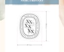 ディプティック風席札作成！PDFにて納品します PDF納品だから印刷するだけ！好きな用紙に印刷可能 イメージ5