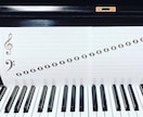 ピアノ鍵盤と楽譜の関係性を理解できます 見た目で分かる！五線譜（音符）の読み方シート×2セット イメージ1