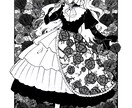 小説表紙、挿絵を制作します 草案から仕上げまで手作業で行います イメージ1