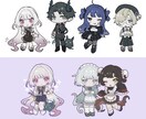 ミニキャラ制作いたします 可愛いデフォルメお描きします。配信活動/グッズ等に！ イメージ1