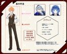 手描きでTRPG用の立ち絵を制作します 人生初の有償イラスト販売です！ イメージ1