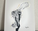 独特な世界観のイラストを描きます キャンバスや色紙にイラストを描きます。 イメージ3