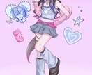 キャラの魅力を伝えられる！可愛い立ち絵を描きます 動きのあるポーズで魅力をさらに引き出します！ イメージ4