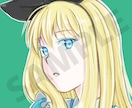 可愛い女の子のアイコンイラスト描きます オリジナル・二次創作問わずお好きなキャラクターがアイコンに イメージ2